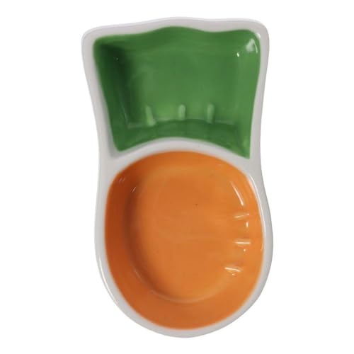 GetCoupon Keramik Karotten-Futternapf, Stabiler Hamster-Futternapf, schwer umzukippen, langlebiger Kleintier-Futternapf, funktionaler Futternapf GetCoupon Keramik Karotten-Futternapf, Stabiler Hamster-Futternapf, schwer umzukippen, langlebiger Kleintier-Futternapf, funktionaler Futternapf von GetCoupon