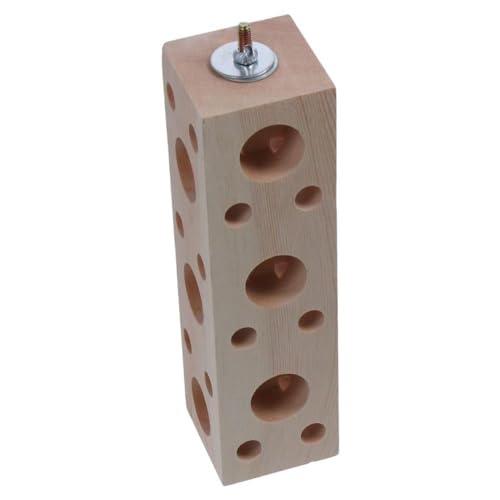 GetCoupon Langlebiges Vogel-Holzblock-Kauspielzeug, Widerstand gegen Kauen, lindert Langeweile, Futtersuch-Trainingsspielzeug, sicheres vielseitiges Zahnspielzeug GetCoupon Langlebiges Vogel-Holzblock-Kauspielzeug, Widerstand gegen Kauen, lindert Langeweile, Futtersuch-Trainingsspielzeug, sicheres vielseitiges Zahnspielzeug von GetCoupon