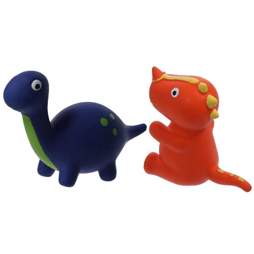 GetCoupon Quietschspielzeug für Hunde, Cartoon-Dinosaurier, Latex, lustiges interaktives Haustier, 1/2 Stück von GetCoupon