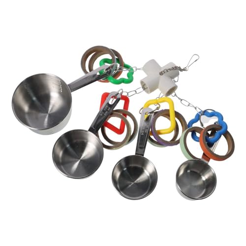 GetCoupon Vogel-Edelstahlbecher und Papp-Ring-Spielzeug, Kunststoff, kaubar, praktisch, lustiges Vogelspielzeug, einzigartiges Design, langlebig GetCoupon Vogel-Edelstahlbecher und Papp-Ring-Spielzeug, Kunststoff, kaubar, praktisch, lustiges Vogelspielzeug, einzigartiges Design, langlebig von GetCoupon