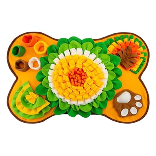 Geteawily Aktivitätsmatte für Hunde, Schnüffelmatte für Hunde, Hundepuzzlespielzeug, 63,5 x 43,2 cm großes interaktives Puzzle für Katzen und Hunde, Welpen-Slow-Feeder-Pad, Haustier-Schnüffelmatte, Geteawily Aktivitätsmatte für Hunde, Schnüffelmatte für Hunde, Hundepuzzlespielzeug, 63,5 x 43,2 cm großes interaktives Puzzle für Katzen und Hunde, Welpen-Slow-Feeder-Pad, Haustier-Schnüffelmatte, von Geteawily