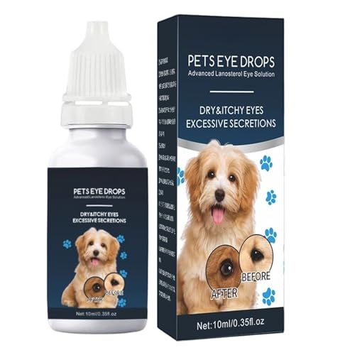 Geteawily Augentropfen Für Hunde, 10 Ml Augenreiniger Für Hunde, Beruhigende Tränenflecken Entferner Bei Juckreiz Und Reizungen Für Kleintiere Geteawily Augentropfen Für Hunde, 10 Ml Augenreiniger Für Hunde, Beruhigende Tränenflecken Entferner Bei Juckreiz Und Reizungen Für Kleintiere von Geteawily