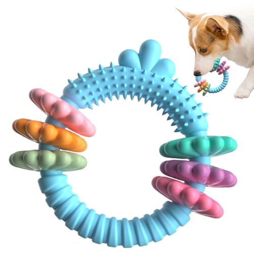 Geteawily Beißringe für Hunde,Beißringe für Hunde für Welpen, Robustes, Robustes Kauspielzeug, Beiß für Welpen aus Gummi für mittlere und große Rassen, Aggressive Kauer Geteawily Beißringe für Hunde,Beißringe für Hunde für Welpen, Robustes, Robustes Kauspielzeug, Beiß für Welpen aus Gummi für mittlere und große Rassen, Aggressive Kauer von Geteawily