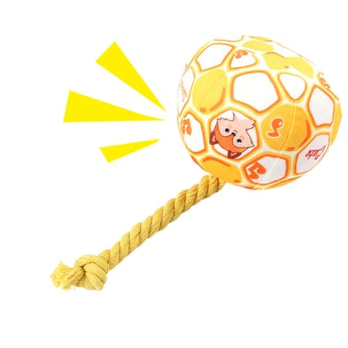 Geteawily Disc Ball, Hundefußball,Weicher, elastischer Hundeball zum Spielen im Freien | Hundebälle für große Hunde, bunter Baumwollseil-Kicherball zum Geburtstag Geteawily Disc Ball, Hundefußball,Weicher, elastischer Hundeball zum Spielen im Freien | Hundebälle für große Hunde, bunter Baumwollseil-Kicherball zum Geburtstag von Geteawily