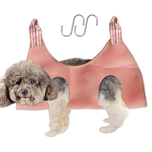 Geteawily Hunde-Hängematte zum Nageltrimmen, Katzen-Hängematten-Geschirr – Entspannung, Fellpflege, Fessel-Helfer, atmungsaktiv und verstellbar, Katzenaufhänger, Hängematten für die Fellpflege Geteawily Hunde-Hängematte zum Nageltrimmen, Katzen-Hängematten-Geschirr – Entspannung, Fellpflege, Fessel-Helfer, atmungsaktiv und verstellbar, Katzenaufhänger, Hängematten für die Fellpflege von Geteawily