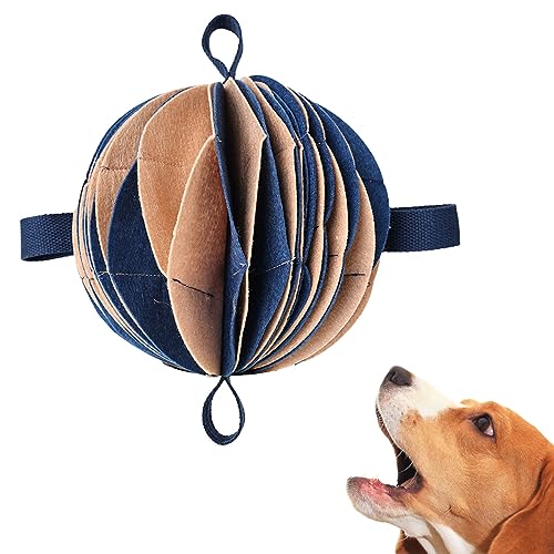 Geteawily Hunde-Leckerli-Ball, unzerstörbares Kauspielzeug für mittelgroße Rassen, aggressive Kauanreicherung, Leckerli-Ball, Leckerli-Spender für Gehirnstimulierendes Spiel Geteawily Hunde-Leckerli-Ball, unzerstörbares Kauspielzeug für mittelgroße Rassen, aggressive Kauanreicherung, Leckerli-Ball, Leckerli-Spender für Gehirnstimulierendes Spiel von Geteawily