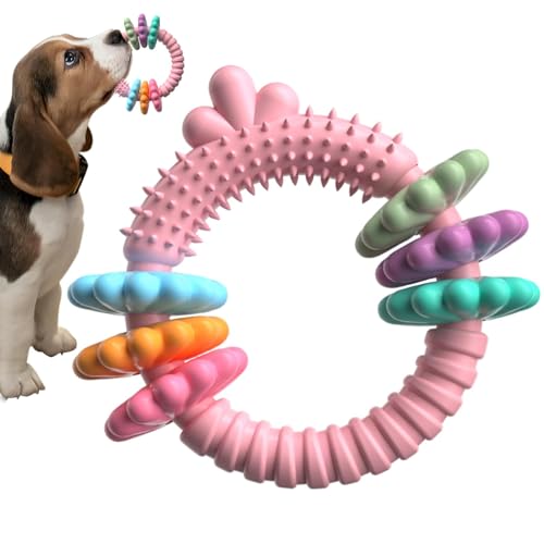 Geteawily Hundebeißringe für Welpen,Beiß für Welpen,Robustes, Robustes Kauspielzeug | Beiß für Welpen aus Gummi für mittlere und große Rassen, Aggressive Kauer Geteawily Hundebeißringe für Welpen,Beiß für Welpen,Robustes, Robustes Kauspielzeug | Beiß für Welpen aus Gummi für mittlere und große Rassen, Aggressive Kauer von Geteawily