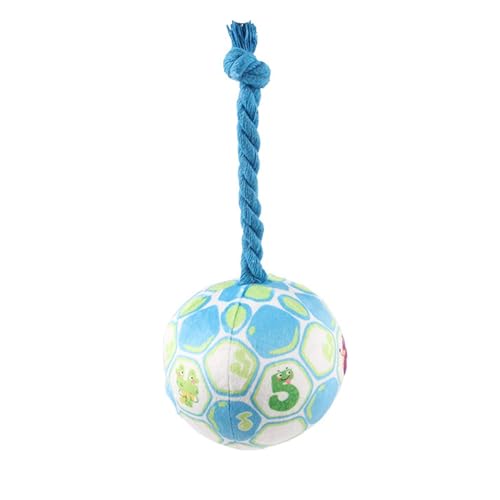 Geteawily Hundefußball, Disc Ball für große Hunde,Weicher, elastischer Hundeball zum Spielen im Freien - Hundebälle für große Hunde, bunter Baumwollseil-Kicherball zum Geburtstag Geteawily Hundefußball, Disc Ball für große Hunde,Weicher, elastischer Hundeball zum Spielen im Freien - Hundebälle für große Hunde, bunter Baumwollseil-Kicherball zum Geburtstag von Geteawily