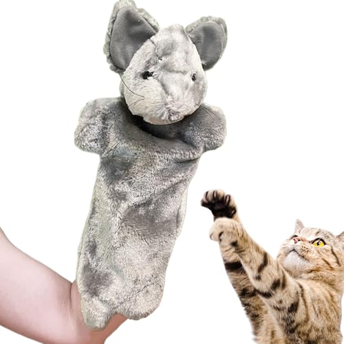 Geteawily Katzen Spielzeug Handpuppe - Katzen Stoffpuppen Ringer | Interaktives Spiel Für Geistige Anregung Und Bewegung Drinnen Geteawily Katzen Spielzeug Handpuppe - Katzen Stoffpuppen Ringer | Interaktives Spiel Für Geistige Anregung Und Bewegung Drinnen von Geteawily