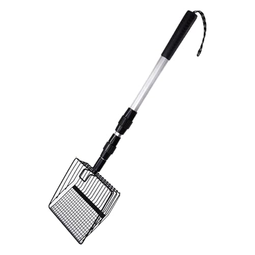 Geteawily Katzenstreu Sifter Scoop Long Griff, langer Griff Katzenstreu Scoop - Erweiterbare Schaufel für Kot sieben,Verstellbarer Katzenschugel für Katzentoilette Tiefschaufel Poop Big Clumps Sifting von Geteawily