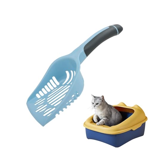 Geteawily Katzenstreuschaufel, Hundestreu-Reiniger, wiederverwendbare Katzenkotschaufel, Siebschaufel für Katzentoilette, Hunde und Katzen Geteawily Katzenstreuschaufel, Hundestreu-Reiniger, wiederverwendbare Katzenkotschaufel, Siebschaufel für Katzentoilette, Hunde und Katzen von Geteawily