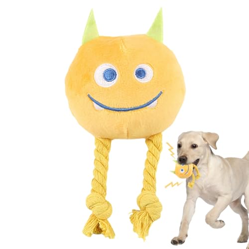 Geteawily Quietschendes Hundespielzeug, Kauspielzeug mit starkem Knoten-Design, multifunktionale dekorative Beißringe, weiches entspannendes Zubehör zum Spielen, Mundgesundheit Geteawily Quietschendes Hundespielzeug, Kauspielzeug mit starkem Knoten-Design, multifunktionale dekorative Beißringe, weiches entspannendes Zubehör zum Spielen, Mundgesundheit von Geteawily