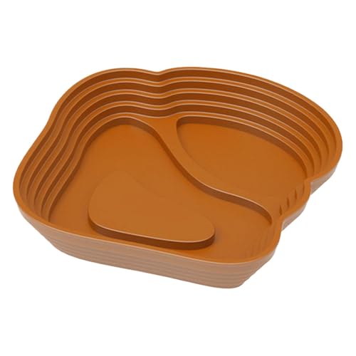 Geteawily Reptilienwasserschale, Schildkrötenfuttergericht - Schildkrötenbadepool Food Bowl | Schlangenwasserschale, Fütterungsschale für Schildkröten, Hornfrösche, Eidechsen, Schlangen, bärtige von Geteawily