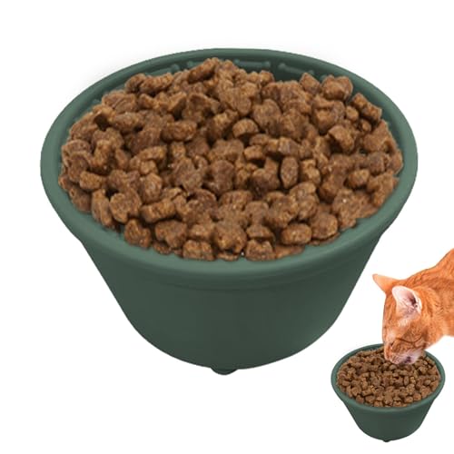 Geteawily Slow Feeder Bucket | Pet Slow Food Bucket,Anti-Choking Dog Bowl, Pet Slow Food Bucket, Dog Enrichment Toys For Dogs, Portable For Travel von Geteawily