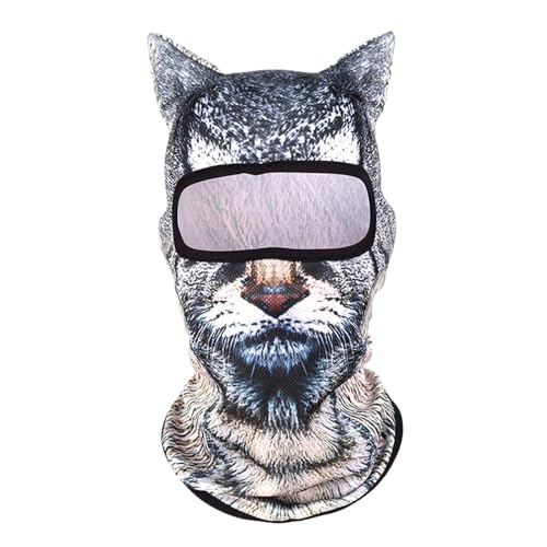 Geteawily Tiersonnenschutz Masque, Sonnenschutzbedeckung, Animalabdruck atmungsaktivem Masque Sun Protection, Winddichtes staubdes Gesichtsmaske mit Ohren zum Geteawily Tiersonnenschutz Masque, Sonnenschutzbedeckung, Animalabdruck atmungsaktivem Masque Sun Protection, Winddichtes staubdes Gesichtsmaske mit Ohren zum von Geteawily