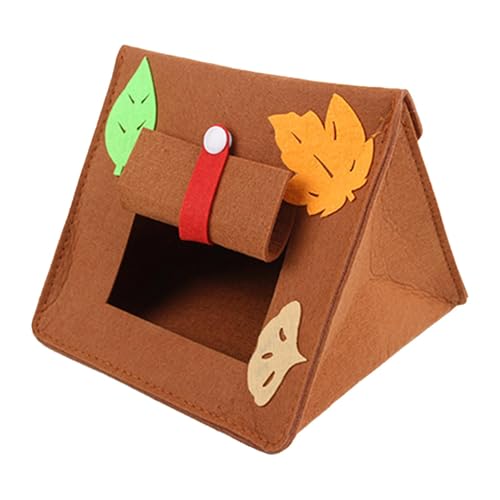 Geteawily Vögel Filzbett,Hamster Filzhaus, Kleintier-Hängematte, Bequemes Verstecknest, waschbare Kleintierbetthöhle, stilvoll für Chinchillas, Hamster, Vögel von Geteawily
