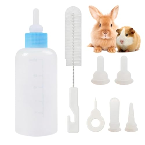 Geteawily Welpen-Stillflaschen-Set | Futterspender-Set Für Neugeborene | 7-teiliges Futterflaschen-Set Für Kleine Hunde | Futterspender Für Kleintiere Mit Flasche Für Welpen, Kätzchen Geteawily Welpen-Stillflaschen-Set | Futterspender-Set Für Neugeborene | 7-teiliges Futterflaschen-Set Für Kleine Hunde | Futterspender Für Kleintiere Mit Flasche Für Welpen, Kätzchen von Geteawily