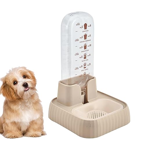 Haustier-Wasserspender – Automatischer Wasserspender für Katzen – 500 ml visuelle Kapazität, Siphon zum Nachfüllen abnehmbarer Filter, Haustier-Wasserbrunnen für Hunde, Kätzchen, Haustierbedarf Haustier-Wasserspender – Automatischer Wasserspender für Katzen – 500 ml visuelle Kapazität, Siphon zum Nachfüllen abnehmbarer Filter, Haustier-Wasserbrunnen für Hunde, Kätzchen, Haustierbedarf von Geteawily