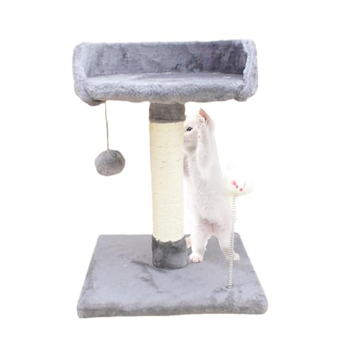Katzenturm,Indoor-Katzen-Katzenkratzbaum-Turm-Kratzbaum | Gemütlicher Mini-Katzenpfleger, interaktives Spielzeug für schlafende und spielende Kätzchen und Katzen Geteawily von Geteawily