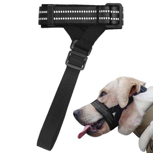 Weicher Maulkorb – Unerwünschtes Kauen verhindert Hundemaulkörbe, reflektierend | Trainingszubehör für große Hunde für Zuhause, Spielen im Freien, Spazierengehen, Reisen, Fotografie Geteawily Weicher Maulkorb – Unerwünschtes Kauen verhindert Hundemaulkörbe, reflektierend | Trainingszubehör für große Hunde für Zuhause, Spielen im Freien, Spazierengehen, Reisen, Fotografie Geteawily von Geteawily