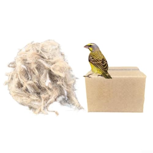 Comfort Nesting Blend für kleine Haustiere, Jute und Baumwolle für gemütliche Lebensräume (80 g) von Gettimore