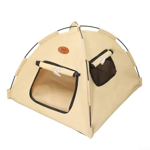 Haustierzelt mit belüftetem Design, perfekter Unterschlupf für Katzen, Hunde und andere kleine Haustiere (L) von Gettimore