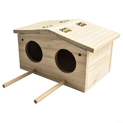 Vogelbrutkasten Holz Blockhaus Design Belüftet und Attraktiv Gartendeko Vogelbrutkasten Holz Blockhaus Design Belüftet und Attraktiv Gartendeko von Gettimore