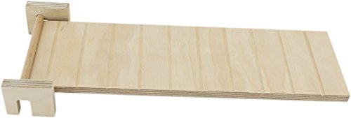 Getzoo schwenkbare Holzrampe L 32 x 10 cm | Hochwertiges Naturholz | Innovatives Aufstecksystem | Vielseitig & Flexibel | Sicherer Kletterspaß | Universelle Kompatibilität" von Getzoo