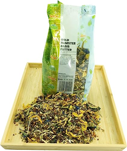 Getzoo Goldhamster Basisfutter 500g I Naturorientiert I Kontextualisierte Ernährung I Reich an Gräsern I Leichtes Futter für I Separates Eiweißzufuhr-System Getzoo Goldhamster Basisfutter 500g I Naturorientiert I Kontextualisierte Ernährung I Reich an Gräsern I Leichtes Futter für I Separates Eiweißzufuhr-System von Getzoo