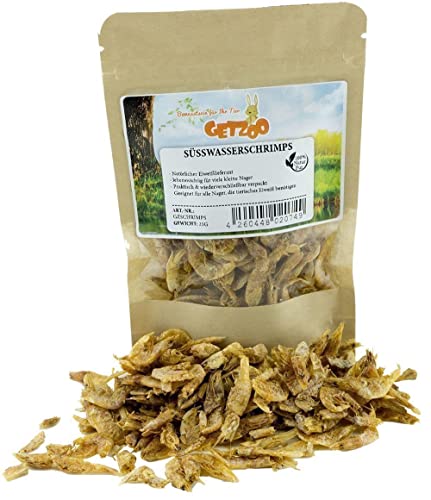 Getzoo Premium Süßwassershrimps 25g | Exzellente Proteinquelle für Nagetiere | Reich an Essentiellen Aminosäuren | Unterstützt Immunsystem & Verdauung Getzoo Premium Süßwassershrimps 25g | Exzellente Proteinquelle für Nagetiere | Reich an Essentiellen Aminosäuren | Unterstützt Immunsystem & Verdauung von Getzoo