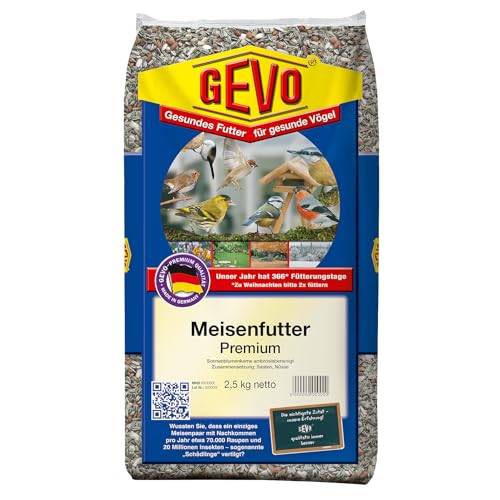 GeVo-Meisenfutter Premium, mit sehr hohem Anteil an Nüssen 2,5kg von Gevo