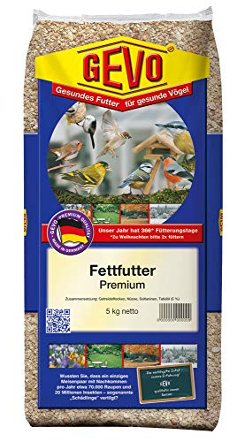 Gevo Vogelfutter Fettfutter Premium - Gewicht: 5 kg von Gevo