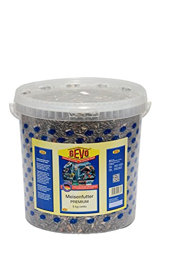 Gevo Vogelfutter Meisenfutter Premium - Gewicht: 5 kg Eimer von Gevo