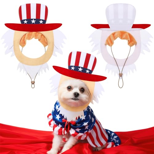 Geyoga Hundekostüm für Unabhängigkeitstag, niedlicher Haustierhut, Kopfbedeckung für Katzen, Hunde, verstellbar, Geburtstagshut für Unabhängigkeitstag, Paraden, patriotische Veranstaltungen, Feiertage Geyoga Hundekostüm für Unabhängigkeitstag, niedlicher Haustierhut, Kopfbedeckung für Katzen, Hunde, verstellbar, Geburtstagshut für Unabhängigkeitstag, Paraden, patriotische Veranstaltungen, Feiertage von Geyoga