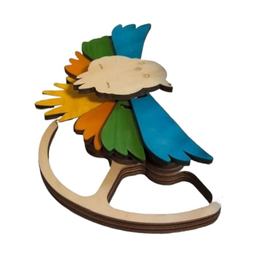 Bird Feeder, Chewing Toy, Foraging Perch, Natural Wood Construction, Hanging Outdoor Mount, 9.06x5.51 inches, Ideal for Parakeet, Cockatiel, Parrot, Garden, Window, Yard Use Bird Feeder, Chewing Toy, Foraging Perch, Natural Wood Construction, Hanging Outdoor Mount, 9.06x5.51 inches, Ideal for Parakeet, Cockatiel, Parrot, Garden, Window, Yard Use von Ghjkldha