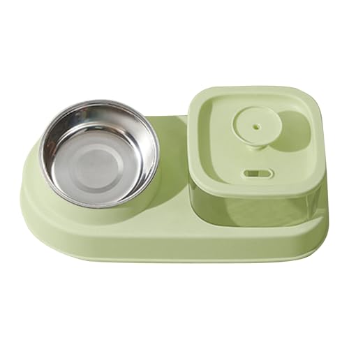 Cat Bowls, Large Capacity Spill Proof Cat Water Bowl, DryWet Separation Pets Fountain, 12.4x4.33x5.91inc, Portable Compact Versatile Ideal for Multi-Pet Households and Kitten Care von Ghjkldha