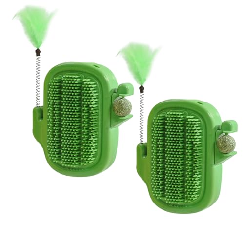 Cat Corner Scratcher, Cactus Shape Comb Set of 2, Interactive Feather Toy, Catnip Ball Included, Behavioral Enrichment, Stress Relief, Excellent for Indoor Cats Cat Corner Scratcher, Cactus Shape Comb Set of 2, Interactive Feather Toy, Catnip Ball Included, Behavioral Enrichment, Stress Relief, Excellent for Indoor Cats von Ghjkldha
