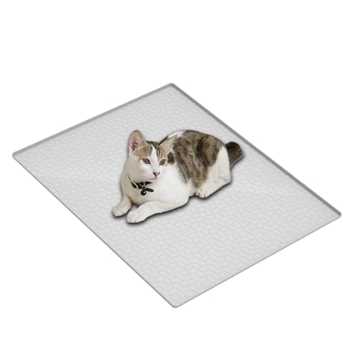 Cat Litter Catcher Mat, Waterproof Silicone Litter Pad, Washable Folding Design, Scratch-Proof Rug, 22.17x22.01 inches for Indoor, Outdoor Use with Small to Large Breeds Cat Litter Catcher Mat, Waterproof Silicone Litter Pad, Washable Folding Design, Scratch-Proof Rug, 22.17x22.01 inches for Indoor, Outdoor Use with Small to Large Breeds von Ghjkldha