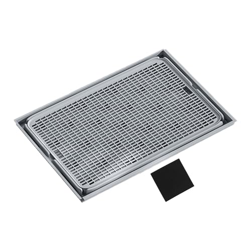 Cat Litter Mat, Double Layer Litter Box Rug, Waterproof Urine-Proof Trapping Pads, 42x28.5x2cm, Non-Slip Pet Accessories, for All Breeds, Indoor, Outdoor Use, Easy Cleanup von Ghjkldha