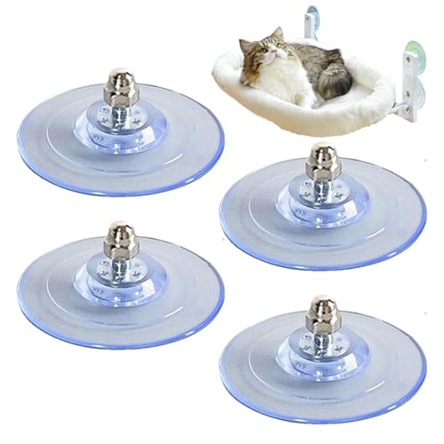 Cat Perch Suction Cups, PVC Strong Adhesive Suction Cup, Replacement Suction Cup for Window Seat, Clear Sucker Pads with Screws, Suction Cups for Cat Window Seat, Cat Perch Mounting Suction Pads Cat Perch Suction Cups, PVC Strong Adhesive Suction Cup, Replacement Suction Cup for Window Seat, Clear Sucker Pads with Screws, Suction Cups for Cat Window Seat, Cat Perch Mounting Suction Pads von Ghjkldha