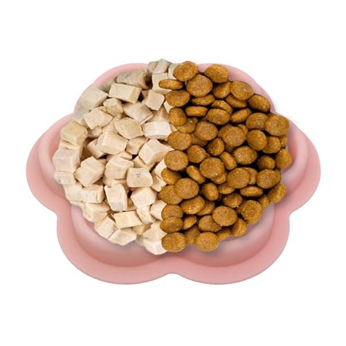 Cat Slow Feeder, Rutschfester Slow Feeder Bowl, Hundenäpfe Lebensmittelqualität Silikon, Schüsseln & Schalen für Kleine Hunde, Mittlere Rasse Hund Feeder Großer Hund Slow Feeder Pet Slow Eating Bowl von Ghjkldha