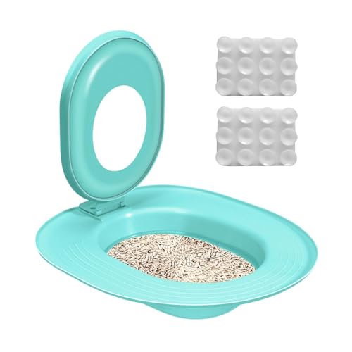 Cat Toilet Training Kit, Pet Potty Seat, Non Stick Leakproof Design, Easy Step Transition System, Kitty Teaching Tool for Apartment Bathroom and House Use, 15.35x14.37 Inches Cat Toilet Training Kit, Pet Potty Seat, Non Stick Leakproof Design, Easy Step Transition System, Kitty Teaching Tool for Apartment Bathroom and House Use, 15.35x14.37 Inches von Ghjkldha