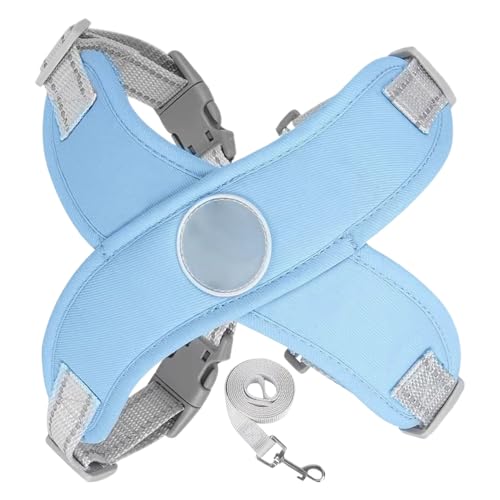 Dog Harness, No-Pull Harness Set, S, M, L, Reflective Adjustable Pet Gear, Secure Fit Large Dogs, Comfortable for Outdoor Training, Night Walking, Hiking, Sturdy Polyester Dog Harness, No-Pull Harness Set, S, M, L, Reflective Adjustable Pet Gear, Secure Fit Large Dogs, Comfortable for Outdoor Training, Night Walking, Hiking, Sturdy Polyester von Ghjkldha