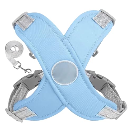 Dog Harness, No-Pull Harness Set, S, M, L, Reflective Adjustable Pet Gear, Secure Fit Large Dogs, Comfortable for Outdoor Training, Night Walking, Hiking, Sturdy Polyester Dog Harness, No-Pull Harness Set, S, M, L, Reflective Adjustable Pet Gear, Secure Fit Large Dogs, Comfortable for Outdoor Training, Night Walking, Hiking, Sturdy Polyester von Ghjkldha