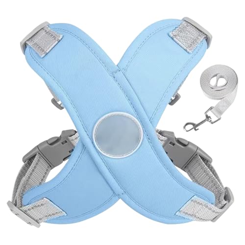 Dog Harness No Pull, Escape-Proof Adjustable Vest 38-48cm, Reflective Pet Harness, Secure Padded Design, Easy Control Dog Gear for Training, Night Walking, Outdoor Adventures Dog Harness No Pull, Escape-Proof Adjustable Vest 38-48cm, Reflective Pet Harness, Secure Padded Design, Easy Control Dog Gear for Training, Night Walking, Outdoor Adventures von Ghjkldha