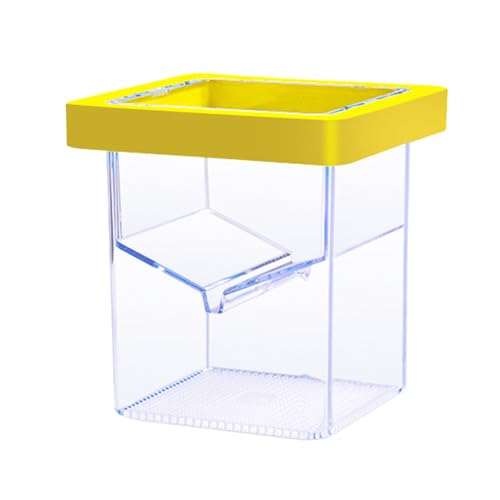 Fish Breeder, Floating Isolation Box, 11x8.6x8.6cm, Aquarium Hatching Tank, ABS Suction Frame, Clear Breeding Container, Compact Raising Unit for Acclimating Hospital Separation von Ghjkldha