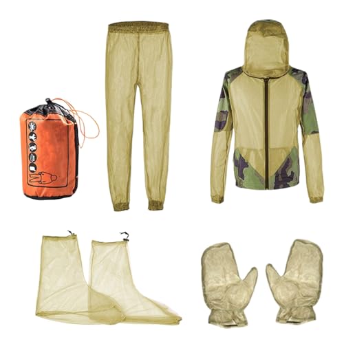 Fliegenanzüge für Erwachsene, Fliegenanzug für Herren, atmungsaktives Schutzgewebe für Angeln, Imkerei, Gartenarbeit, Jagd, Outdoor, Reisen, Camping von Ghjkldha