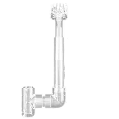 Ghjkldha Aquarium Ölfilm Skimmer Acryl Protein Entferner Transparent Schwimmender Korb mit Schlauch Effizientes Filterzubehör Wasserreiniger für Fischtank Aquarium Setup von Ghjkldha