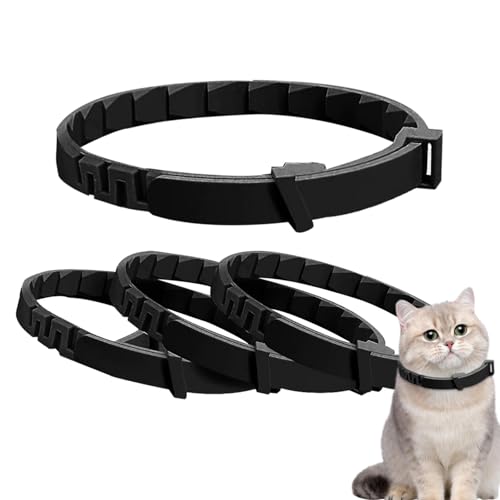 Ghjkldha Beruhigendes Katzenhalsband, Pheromon-Halsband, langanhaltende Entspannung, verstellbares Katzen-Pheromon-Halsband für kleine, mittelgroße und große Katzen von Ghjkldha