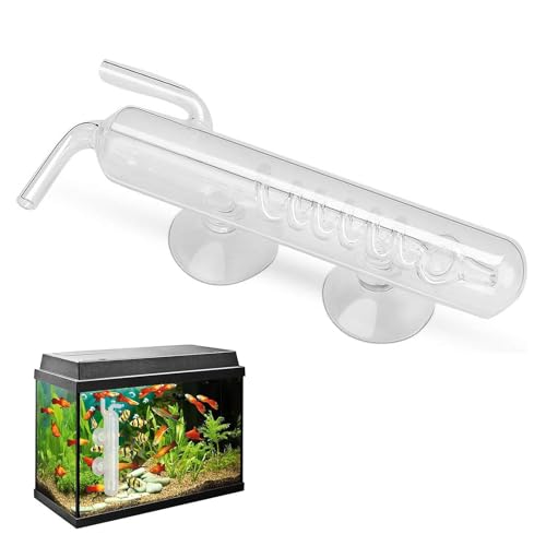 Bubble Recorder, Spirale CO2 Bubble Kohlendioxid Messgerät, hochtransparentes Kristallglas Fisch CO2 Externe Messgerät für Wassertank Aquarium Bubble Recorder, Spirale CO2 Bubble Kohlendioxid Messgerät, hochtransparentes Kristallglas Fisch CO2 Externe Messgerät für Wassertank Aquarium von Ghjkldha